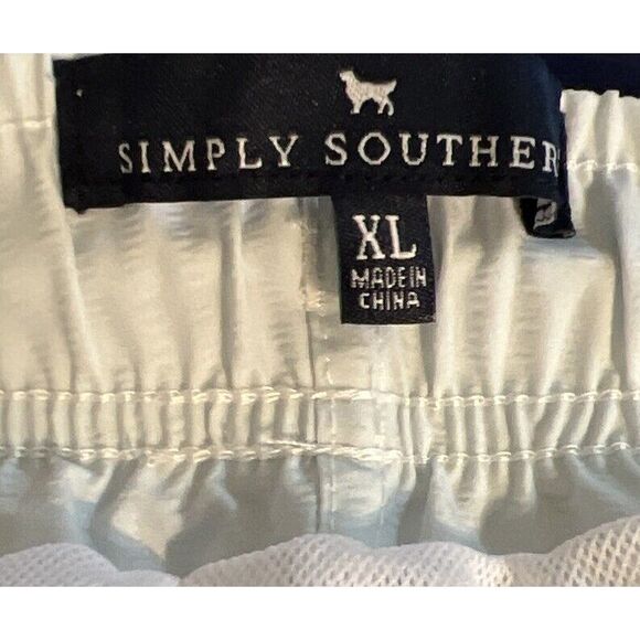 NWT Simply‎ Southern Men's Blue Tri-color Mesh Lined Swim Shorts XL - Picture 6 of 10